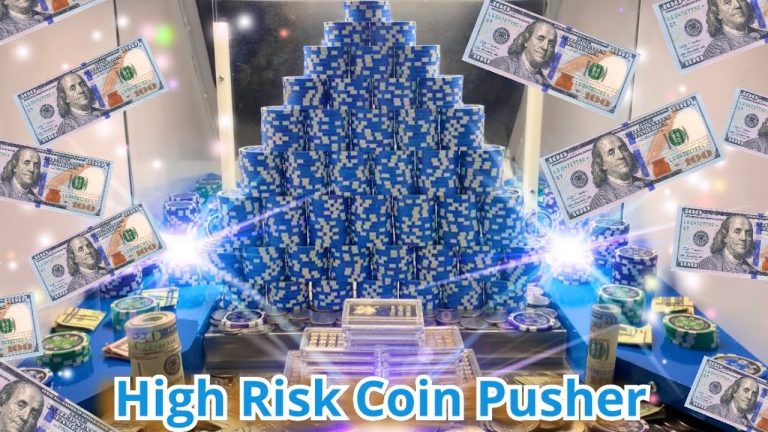 GINORMOUS WALL CRASHED! Inside The High Limit Coin Pusher! $10K BUY IN! (JACKPOT) ASMR!