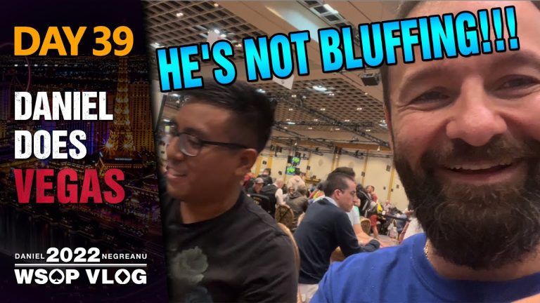 HE’S NOT BLUFFING!!! Plus CHAINSAW Drama – 2022 WSOP Poker Vlog Day 39