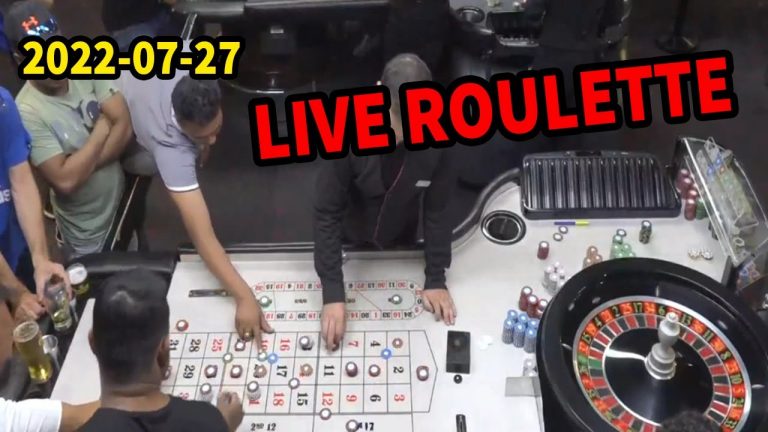 HOT TABLE IN THE CASINO LIVE ROULETTE New SESSION – 2022-07-27