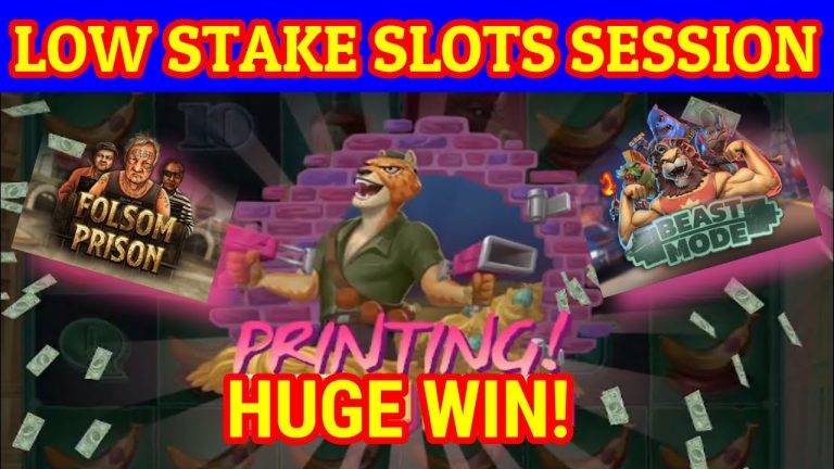 *HUGE* WIN – LOW STAKE SLOTS SESSION – IRON BANK – LIL DEVIL HEART STOPPER – FOLSOM PRISON