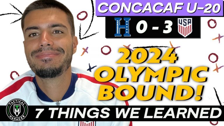 Honduras 0-3 USA | What did we learn? | 7 Tactical Takeaways!