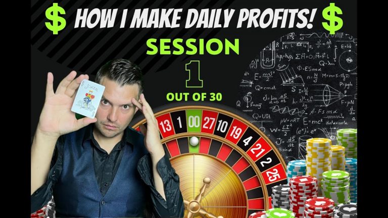 How to make money online: Roulette Strategies Session 1