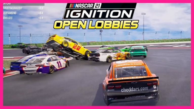 I PLAYED NASCAR IGNITION FOR THE FIRST TIME AND IT WAS HILARIOUS CHAOS! -NASCAR 21: Ignition Lobbies