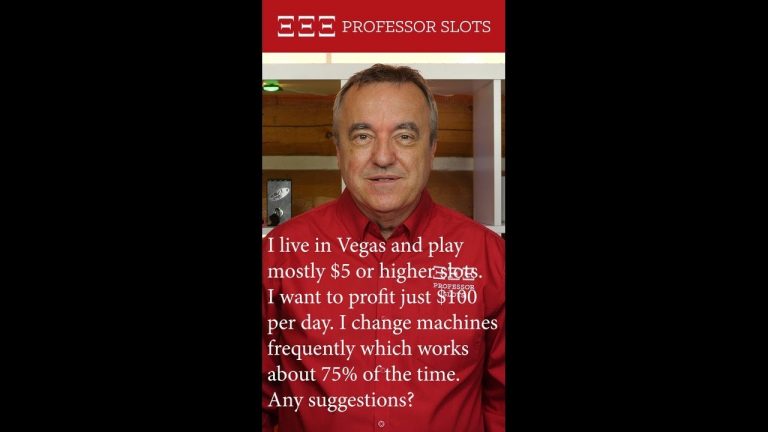 I play $5 or higher slots in Vegas. I change machines. Suggestions for $100 per day profit? #shorts