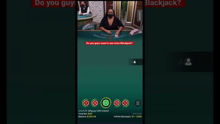 Infinite Blackjack | Straight Flush | Huge Win | Big Sidebet | Big Win | Live Dealer #shorts