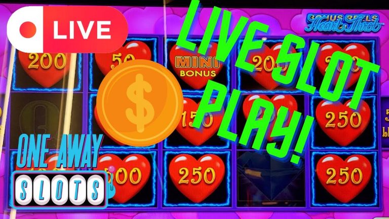 LIVE CASINO SLOT PLAY @ Hard Rock!! Watch us hit some BONUSES!