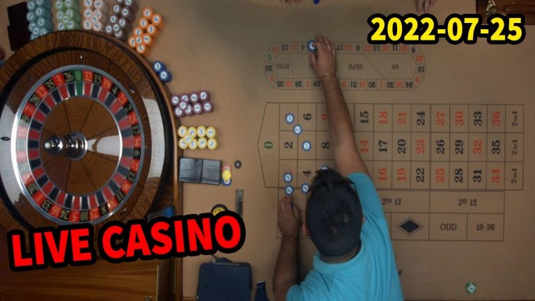 LIVE NEW TABLE ROULETTE IN CASINO – 2022-07-25