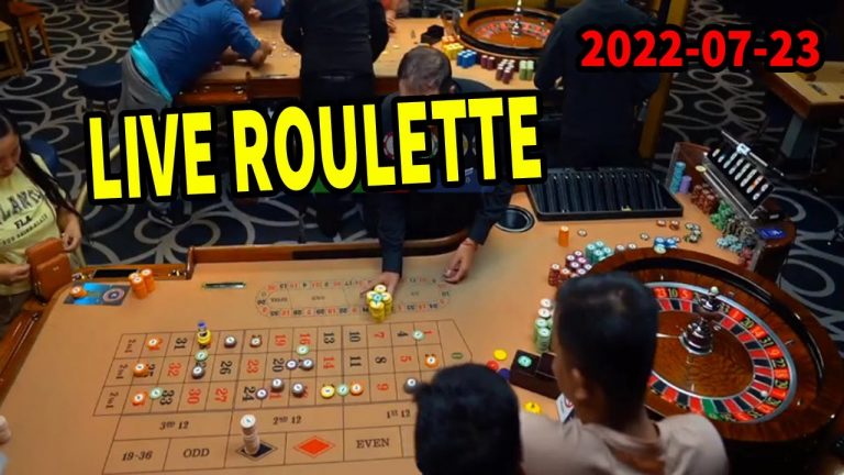 LIVE ROULETTE Friday Night Betting High in casino – 2022-07-23