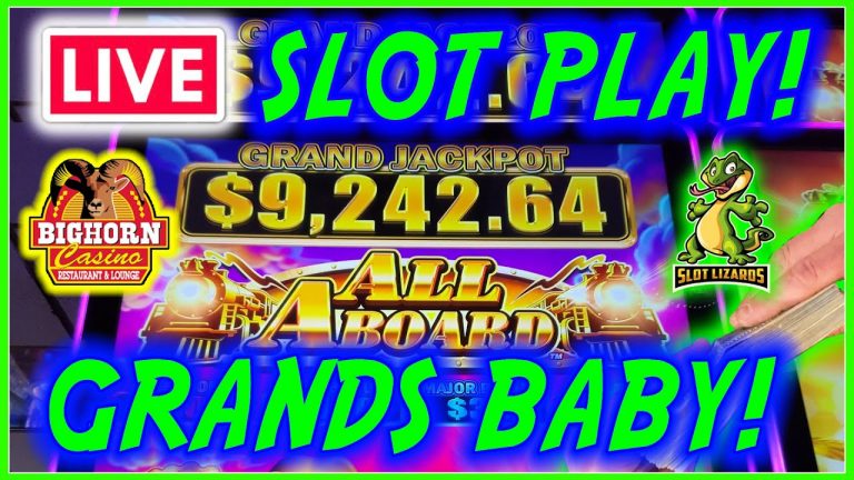 LIVE SLOT PLAY! J LOVES HIM SOME GRAND JACKPOTS! ALL ABOARD! LET’S GO!