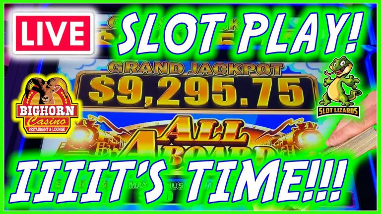 LIVE SLOT PLAY JACKPOTS! J’S SATURDAY NIGHT PARTY AT BIGHORN CASINO!