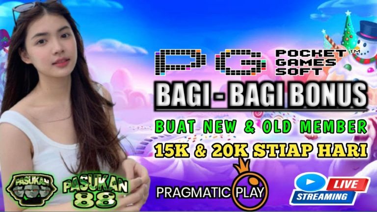 LIVE SLOT PRAGMATIC // BAGI-BAGI BONUS NEW & OLD MEMBER