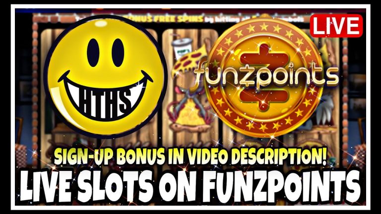 LIVE SLOTS | FUNZPOINTS | SIGN-UP BONUS | ONLINE SLOTS | WIN CASH PRIZES