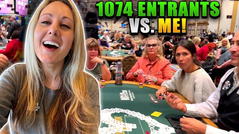 Ladies Day LIVE and Vlogging at the WSOP!! Poker Vlog!