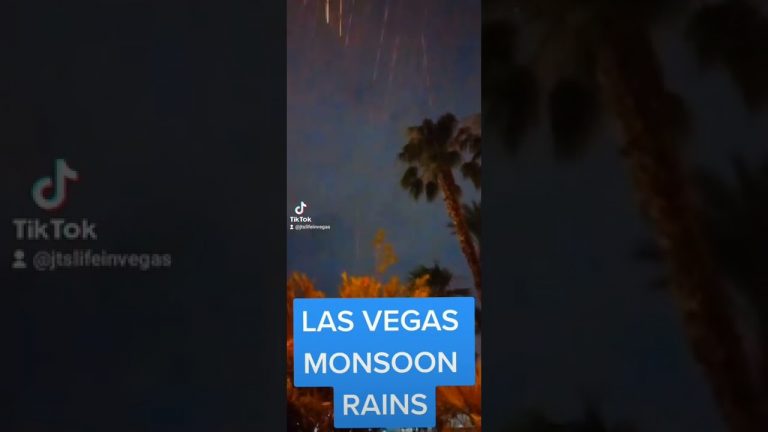 Las Vegas Monsoon Rains 7/28/2022