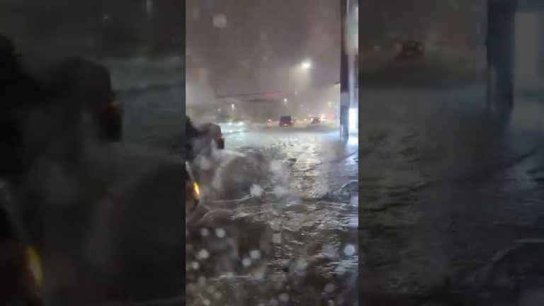 Las Vegas Strip Flooded Due To Heavy Rain