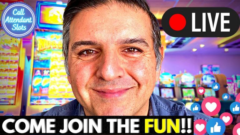 Live Casino Action! WE are LIVE Playing Slots at the Casino!