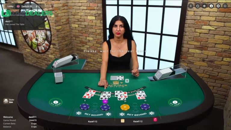 Live Switch Blackjack by Creedroomz Side Bets | No Betting Time