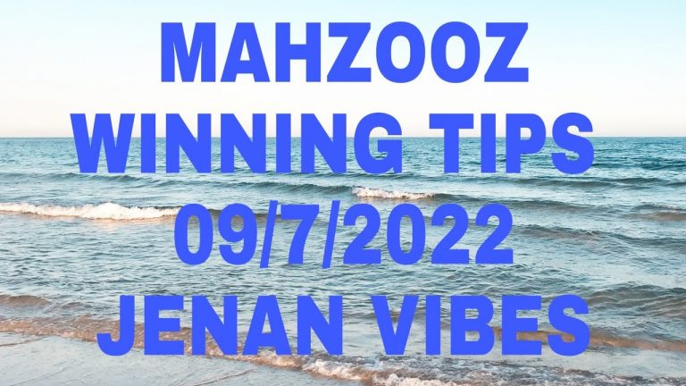 MAHZOOZ PREDICTION NUMBERS..09/7/2022..MAHZOOZ WINNING TIPS. #mahzooz