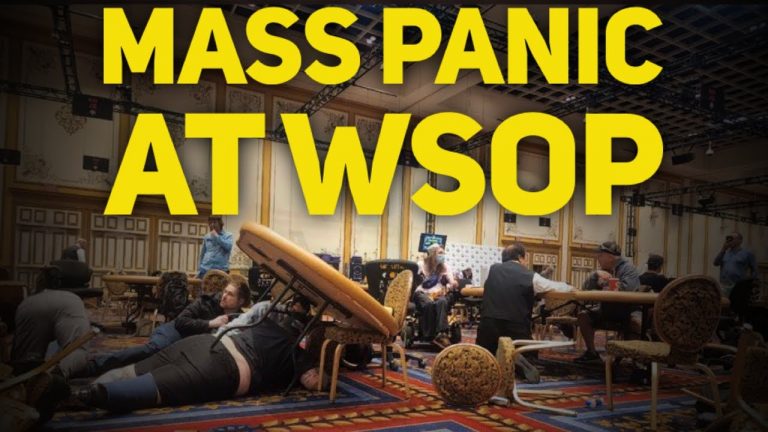 MASS PANIC at the WSOP! | World Series of Poker $1,500 Closer Tournament