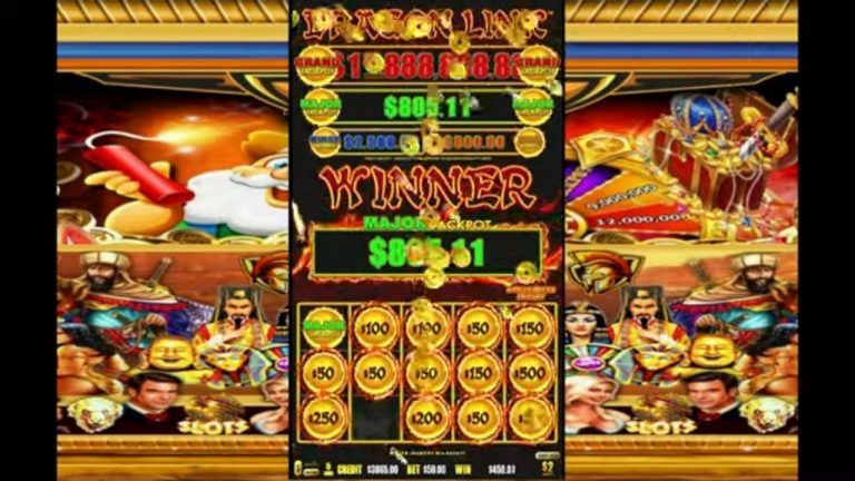 MASSIVE JACKPOT WINS ON PEACE & LONG LIFE DRAGON LINK A REAL SLOT MACHINE JACKPOT