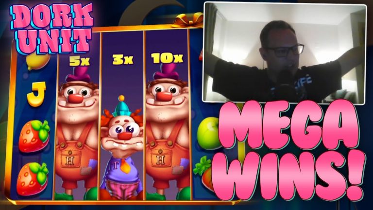 MEGA BIG WINS on Dork Unit Slot with Jack! (Session)