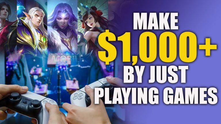 Make $1000+ By Just Playing Games! (Fast Ways To Make Money Online) Real Games That Pay