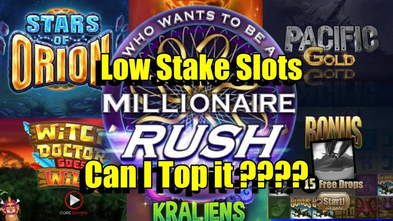 Millionaire Rush x5 Bonuses, Can I top it???? + Bonus Compilation, Pacific Gold 4 Scatters + More