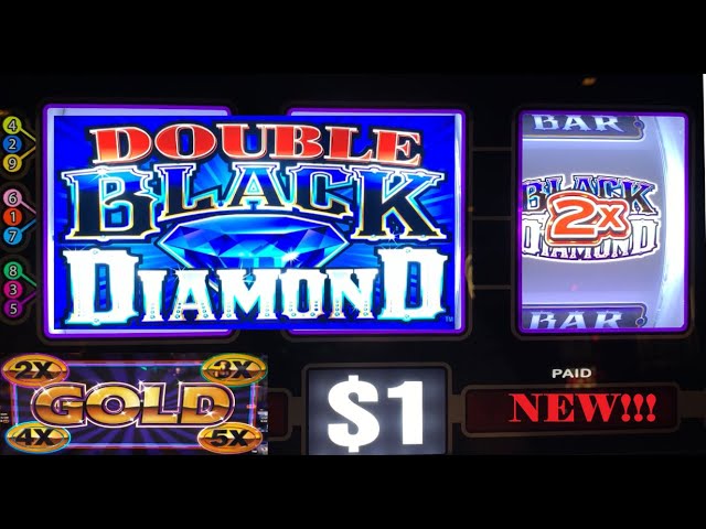 NEW! CASINO SLOTS! DOUBLE BLACK DIAMOND + 2X 3X 4X 5X GOLD SLOT PLAY! 2X BLACK DIAMOND!