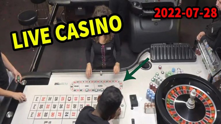 NEW SESSION ROULETTE LIVE IN CASINO Thursday Exclusive – 2022-07-28