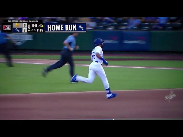 Oklahoma City Dodgers’ Jason Martin hits 17th home run of year vs. Las Vegas, 7/7/22