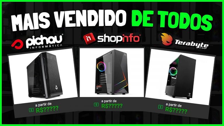 PC GAMER BARATO MAIS VENDIDO DE TODOS | Pichau, Terabyte e Shopinfo