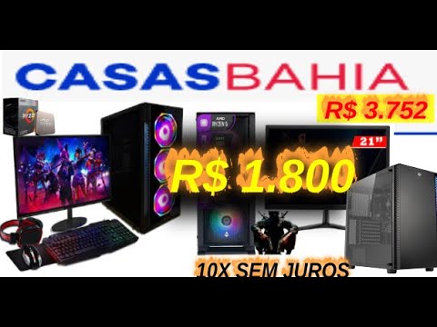 PC GAMER MELHORES CUSTO BENEFICIO DAS CASAS BAHIA / Amd Ryzen 3 4350G / Amd Ryzen 5 4650G/