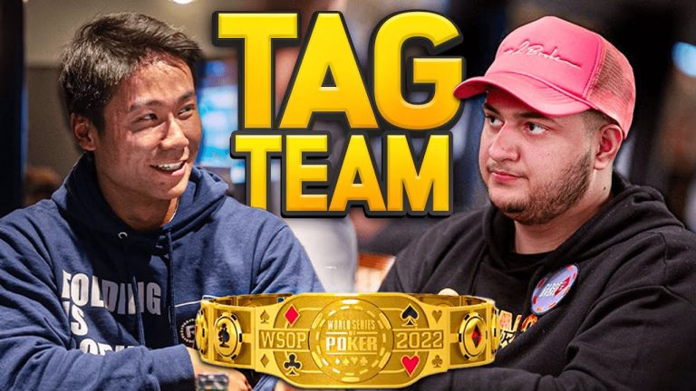 PLAYING the TAG TEAM WITH RAMPAGE POKER!!! Poker Vlog WSOP 2022 | Close 2 Broke