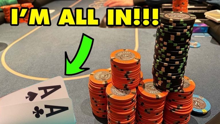 Playing HUGE $11,400 pot the LAST HAND of the NIGHT!!! // Poker Vlog #124