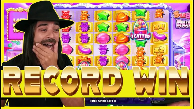 ROSHTEIN RECORD WIN ON SUGAR RUSH!! NEW SLOT