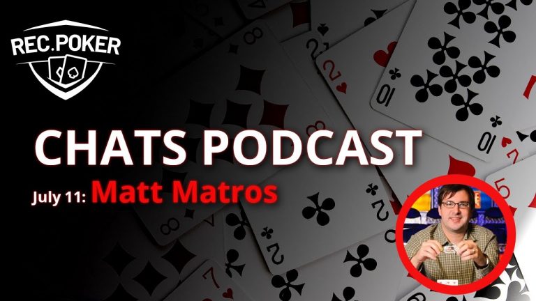 RecPoker Chats with Matt Matros