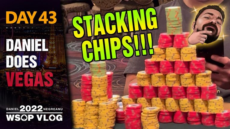 STACKING CHIPS and RUNNING DEEP! – 2022 WSOP Poker Vlog Day 43