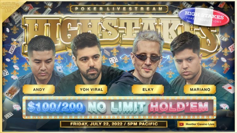 SUPER HIGH STAKES $100/200 w/ ElkY, YoH ViraL, Mariano & Andy!!! Commentary by Marc Goone