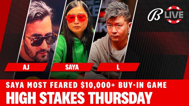 Saya MOST FEARED plays high stakes with L, AJ, KGB – Live at the Bike!