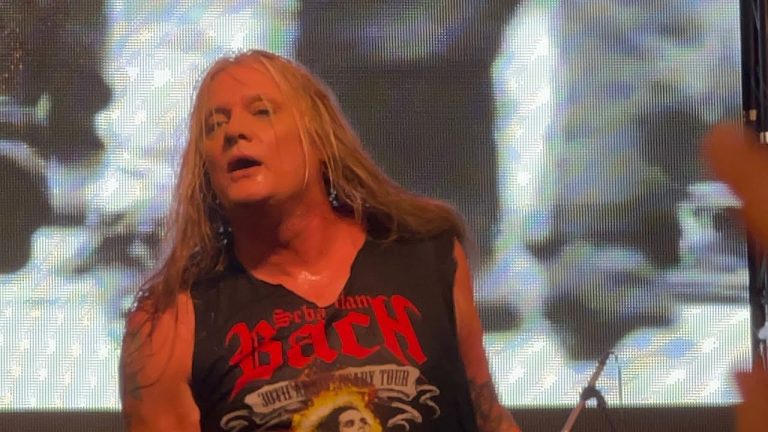 Sebastian Bach Opens Show Live at Fremont St Las Vegas July 23, 2022