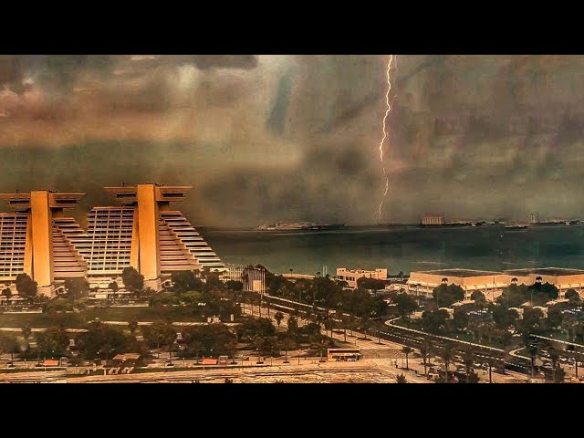 Severe thunderstorm hit Qatar, july 28