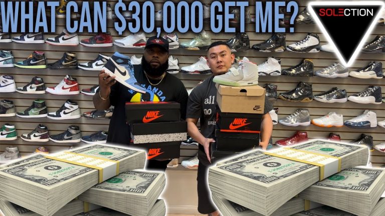 Sneaker Shopping: WHAT CAN $30,000 BUY YOU AT POPULAR LAS VEGAS SNEAKER SHOP!