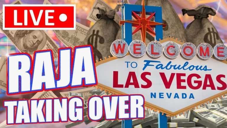 THE RAJA IS BACK IN LAS VEGAS PLAYING HIGH LIMIT SLOTS!