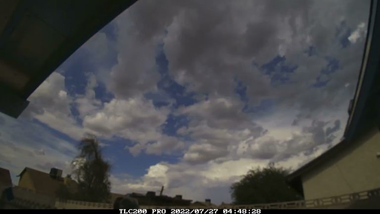 TIME LAPSE: Thunderstorms Building Up East Of Las Vegas Valley July 27, 2022