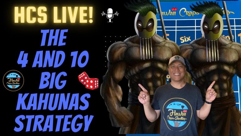 The Big Kahunas Craps Betting Strategy Test #4. Its a Keeper! Another Monster Roll!