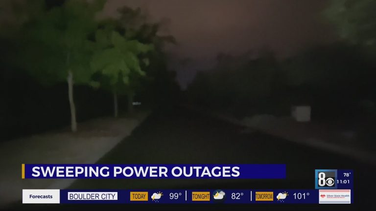 Thousands of power outages reported across Las Vegas valley