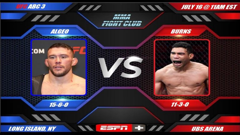 UFC ABC 3: Bill Algeo vs. Herbert Burns – Fight Breakdown & Predictions