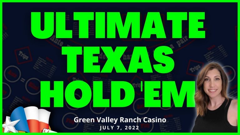 ULTIMATE TEXAS HOLD EM – LET’S GOOOOO! #holdem #poker #lasvegas