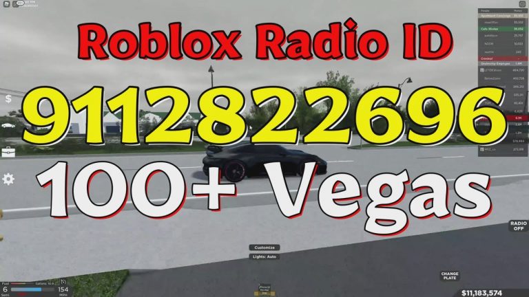 Vegas Roblox Radio Codes/IDs