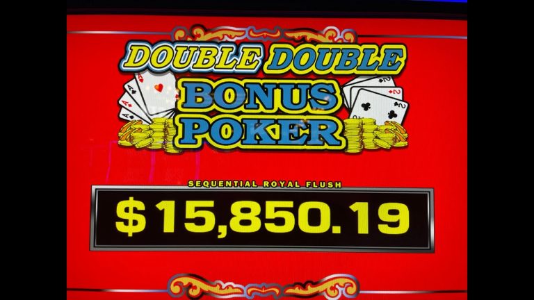 Video Poker: Double Double Bonus Poker Sequential Royal Session